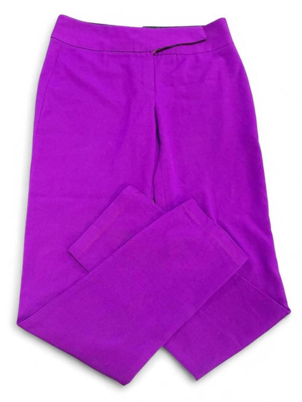 Anne Klein Women's Purple Trousers